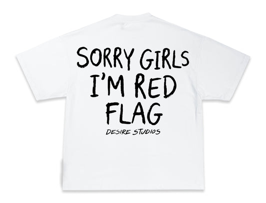 Desire Red Flag White