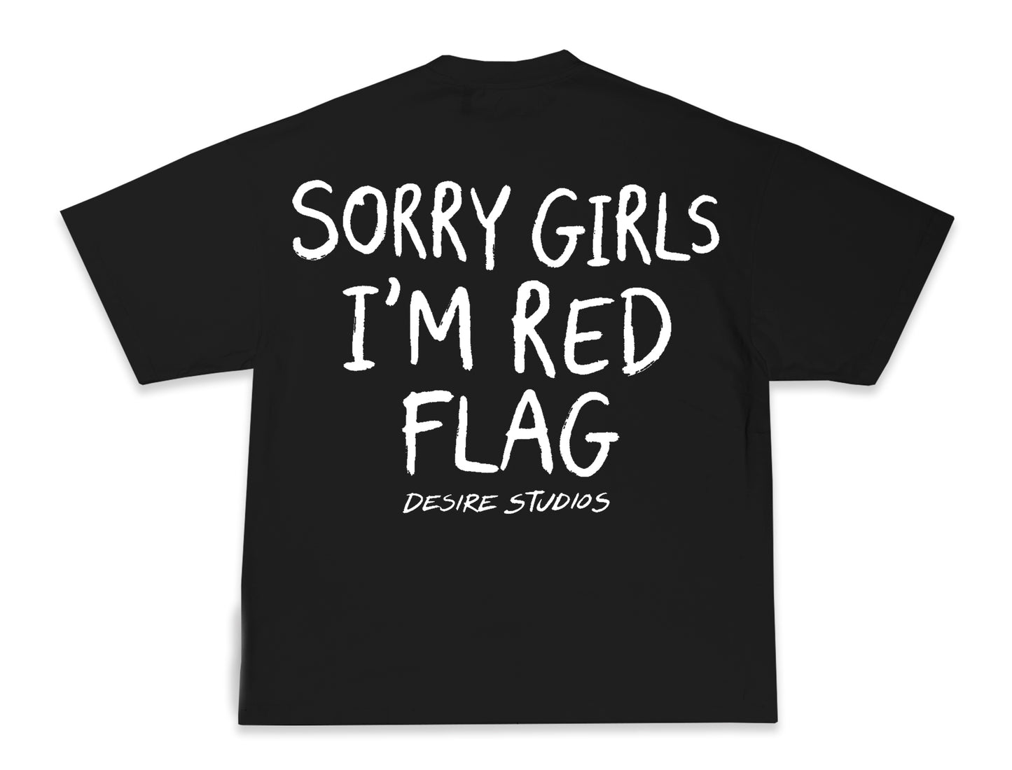 Desire Red Flag Black