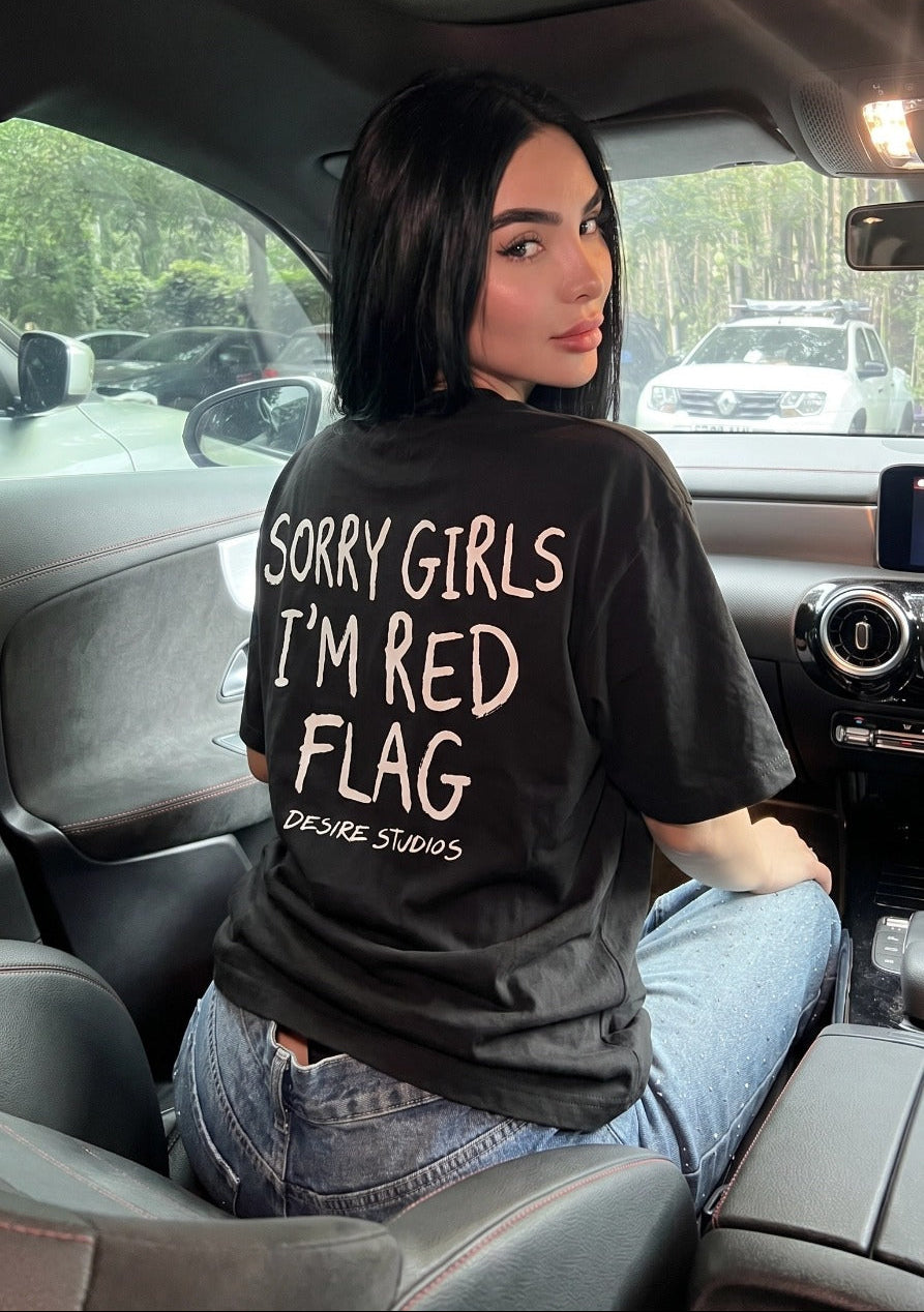 Desire Red Flag Black