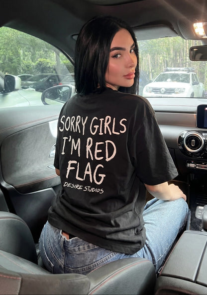 Desire Red Flag Black